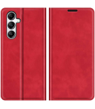 Wallet Magnetic Hoesje geschikt voor Samsung Galaxy A34 - Rood