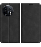 Wallet Magnetic Hoesje geschikt voor OnePlus 11 - Zwart